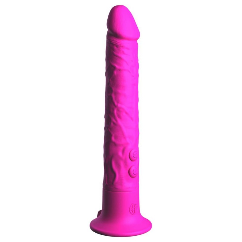 Długie dildo z grubą końcówką i przyssawką 19 cm